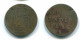 1/2 STUIVER 1826 SUMATRA INDES ORIENTALES NÉERLANDAISES Colonial Pièce #S11829.F.A - Niederländisch-Indien
