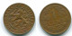 1 CENT 1963 ANTILLAS NEERLANDESAS Bronze Fish Colonial Moneda #S11092.E.A - Niederländische Antillen
