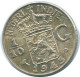 1/10 GULDEN 1945 P NETHERLANDS EAST INDIES SILVER Colonial Coin #NL14175.3.U.A - Dutch East Indies