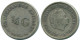 1/4 GULDEN 1954 NETHERLANDS ANTILLES SILVER Colonial Coin #NL10892.4.U.A - Antille Olandesi