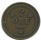 2 ORE 1906 SWEDEN Coin #AC985.2.U.A - Suecia