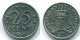 25 CENTS 1971 NETHERLANDS ANTILLES Nickel Colonial Coin #S11596.U.A - Netherlands Antilles