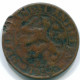 1 CENT 1952 NETHERLANDS ANTILLES Bronze Fish Colonial Coin #S11001.U.A - Antille Olandesi