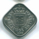 5 CENTS 1975 ANTILLAS NEERLANDESAS Nickel Colonial Moneda #S12243.E.A - Netherlands Antilles