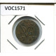1787 UTRECHT VOC DUIT NIEDERLANDE OSTINDIEN NY COLONIAL PENNY #VOC1571.10.D.A - Nederlands-Indië