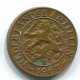 1 CENT 1967 NETHERLANDS ANTILLES Bronze Fish Colonial Coin #S11138.U.A - Antille Olandesi