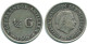 1/4 GULDEN 1960 NIEDERLÄNDISCHE ANTILLEN SILBER Koloniale Münze #NL11096.4.D.A - Netherlands Antilles