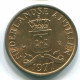 1 CENT 1977 NIEDERLÄNDISCHE ANTILLEN Bronze Koloniale Münze #S10704.D.A - Netherlands Antilles