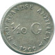1/10 GULDEN 1966 NETHERLANDS ANTILLES SILVER Colonial Coin #NL12767.3.U.A - Antilles Néerlandaises