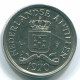10 CENTS 1970 ANTILLES NÉERLANDAISES Nickel Colonial Pièce #S13326.F.A - Antille Olandesi