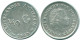 1/10 GULDEN 1962 ANTILLAS NEERLANDESAS PLATA Colonial Moneda #NL12357.3.E.A - Antille Olandesi