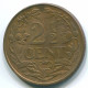 2 1/2 CENT 1965 CURACAO NEERLANDÉS NETHERLANDS Bronze Colonial Moneda #S10216.E.A - Curacao