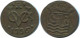 1736 ZEALAND VOC DUIT INDES ORIENTALES NÉERLANDAISES *O Over V* Pièce #AE823.27.F.A - Dutch East Indies