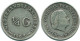 1/4 GULDEN 1963 NIEDERLÄNDISCHE ANTILLEN SILBER Koloniale Münze #NL11261.4.D.A - Antille Olandesi