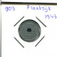 10 CENTIMES 1943 FRANCIA FRANCE Moneda #AN119.E.A - 10 Centimes