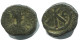 JUSTINUS I CONSTANTINOPOLIS FOLLIS Antiguo BYZANTINE Moneda 1.9g/15mm #AB421.9.E.A - Byzantine