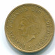 1 GULDEN 1993 ANTILLAS NEERLANDESAS Aureate Steel Colonial Moneda #S12170.E.A - Niederländische Antillen