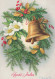 Buon Anno Natale BELL Vintage Cartolina CPSM #PAY636.A - Nouvel An