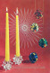 Neujahr Weihnachten KERZE Vintage Ansichtskarte Postkarte CPSM #PAZ229.A - Nouvel An