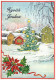Neujahr Weihnachten Vintage Ansichtskarte Postkarte CPSM #PAW587.A - Nouvel An