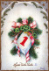 Bonne Année Noël Vintage Carte Postale CPSM #PAT858.A - Nouvel An