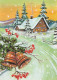 Neujahr Weihnachten BELL Vintage Ansichtskarte Postkarte CPSM #PAT469.A - Neujahr