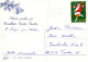 PAPÁ NOEL NIÑO NAVIDAD Fiesta Vintage Tarjeta Postal CPSM #PAK276.A - Santa Claus