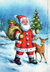 SANTA CLAUS CHRISTMAS Holidays Vintage Postcard CPSM #PAJ696.A - Santa Claus