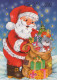 BABBO NATALE Natale Vintage Cartolina CPSM #PAJ639.A - Santa Claus