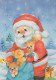 WEIHNACHTSMANN SANTA CLAUS WEIHNACHTSFERIEN Vintage Postkarte CPSM #PAJ636.A - Santa Claus