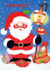 BABBO NATALE Natale Vintage Cartolina CPSM #PAJ574.A - Santa Claus