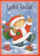 Neujahr Weihnachten TEDDYBÄR Vintage Ansichtskarte Postkarte CPSM #PAU835.A - Neujahr