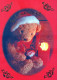 Buon Anno Natale ORSACCHIOTTO Vintage Cartolina CPSM #PAU843.A - Neujahr
