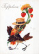 UCCELLO Animale Vintage Cartolina CPSM #PAN354.A - Birds