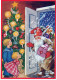 PAPÁ NOEL NIÑO NAVIDAD Fiesta Vintage Tarjeta Postal CPSM #PAK996.A - Santa Claus