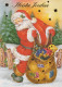 PÈRE NOËL NOËL Fêtes Voeux Vintage Carte Postale CPSM #PAK822.A - Santa Claus
