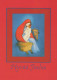 Jungfrau Maria Madonna Jesuskind Weihnachten Religion Vintage Ansichtskarte Postkarte CPSM #PBP936.A - Vierge Marie & Madones