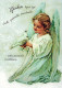 ANGELO Natale Vintage Cartolina CPSM #PBP639.A - Engel