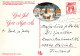 SANTA CLAUS Happy New Year Christmas GNOME Vintage Postcard CPSM #PBL818.A - Santa Claus