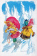 WEIHNACHTSMANN SANTA CLAUS Neujahr Weihnachten GNOME Vintage Ansichtskarte Postkarte CPSM #PBL632.A - Santa Claus