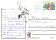 FELIZ CUMPLEAÑOS 1 Año De Edad KID NIÑOS Vintage Tarjeta Postal CPSM #PBU013.A - Anniversaire
