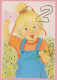 JOYEUX ANNIVERSAIRE 2 Ans FILLE ENFANTS Vintage Postal CPSM #PBT844.A - Verjaardag