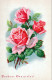FLORES Vintage Tarjeta Postal CPSMPF #PKG010.A - Flowers