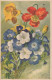 FLOWERS Vintage Ansichtskarte Postkarte CPA #PKE695.A - Flowers