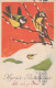 PASCUA PÁJARO Vintage Tarjeta Postal CPA #PKE297.A - Ostern