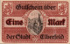 1 MARK 1918 Stadt ELBERFELD Rhine UNC DEUTSCHLAND Notgeld Banknote #PA526 - [11] Local Banknote Issues