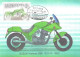Hungary:Maxi Card, Motorbike Suzuki Katana GSX 1100cm3, 1985 - Motos