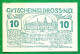 10 Heller 1920 DROSS Österreich UNC Notgeld Papiergeld Banknote #P10282 - [11] Local Banknote Issues