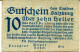 10 HELLER 1919 Stadt SALZBURG Salzburg Österreich Notgeld Papiergeld Banknote #PL651 - [11] Local Banknote Issues