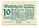 10 Heller 1919 SALZBURG Österreich UNC Notgeld Papiergeld Banknote #P10699 - [11] Local Banknote Issues